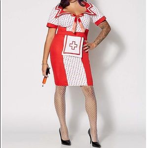 Sexy Nurse Outfit Costume by Leggs Avenue 3X 4X